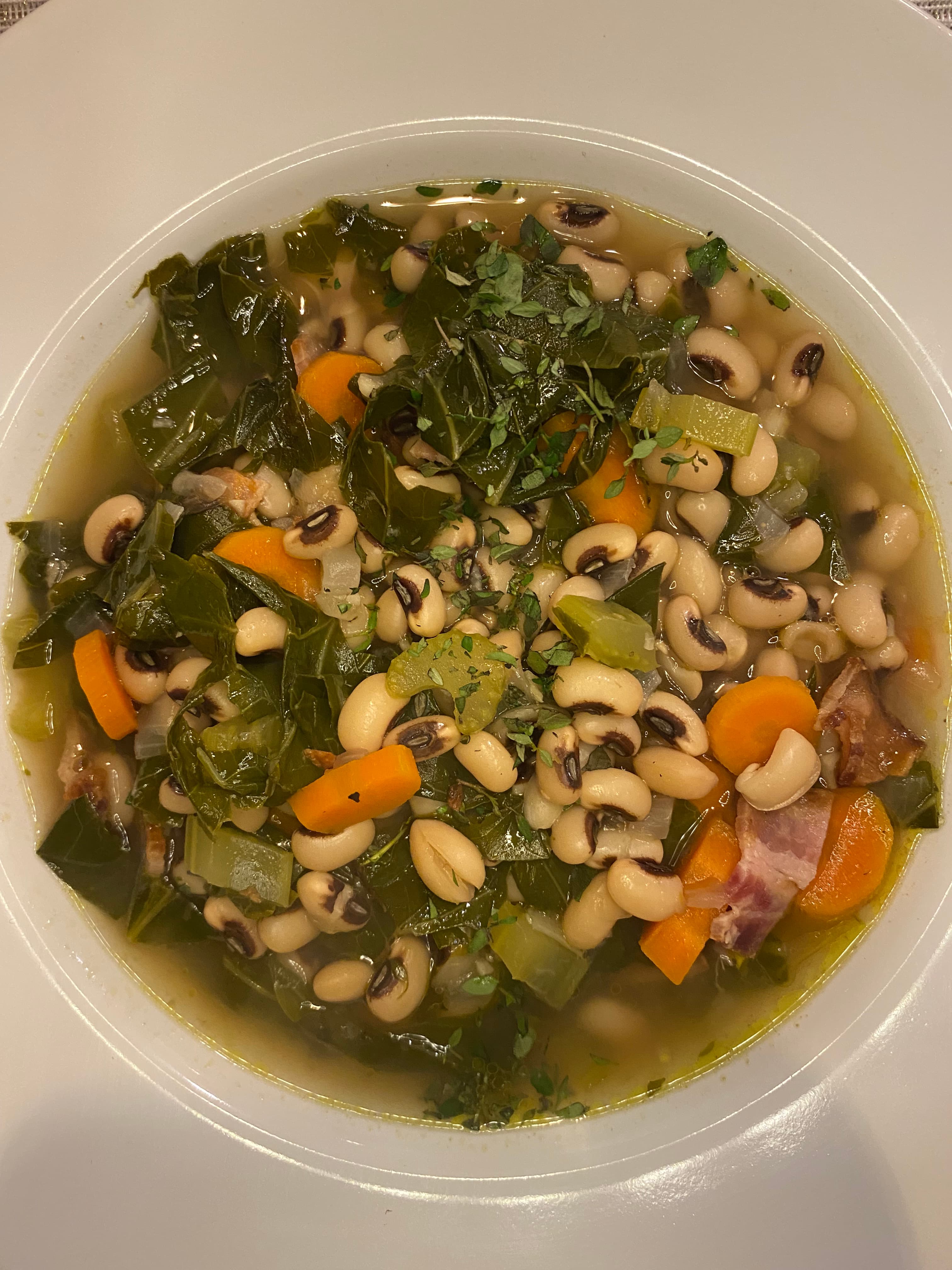 Black-Eyed Peas & Collard Greens