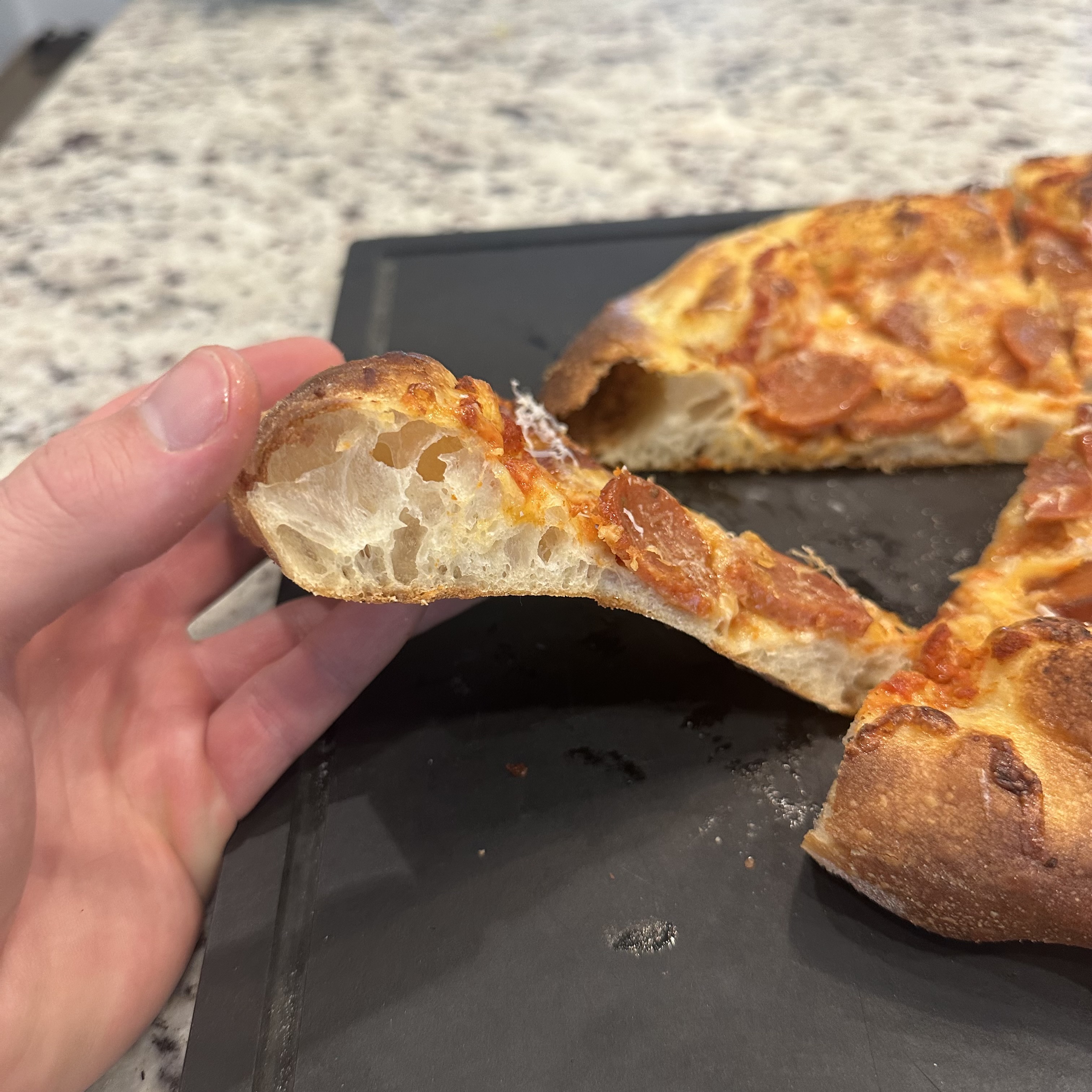 Lol compare this to last week's crust